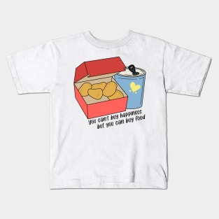 You can't buy happiness but you can buy food Kids T-Shirt